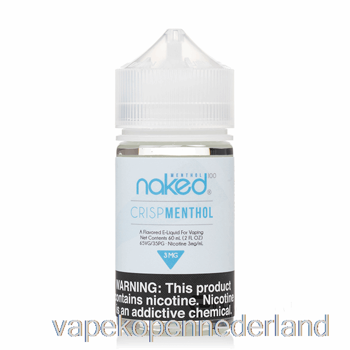 Vape Nederland Frisse Menthol - Naakt 100 Menthol - 60ml 3mg